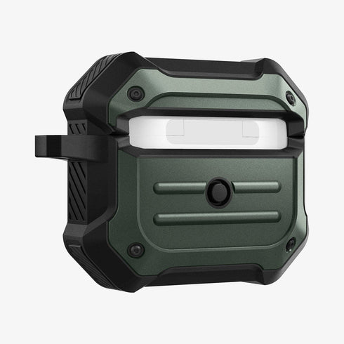 ASD00537 - Apple AirPods Pro Case Tough Armor in black showing the front